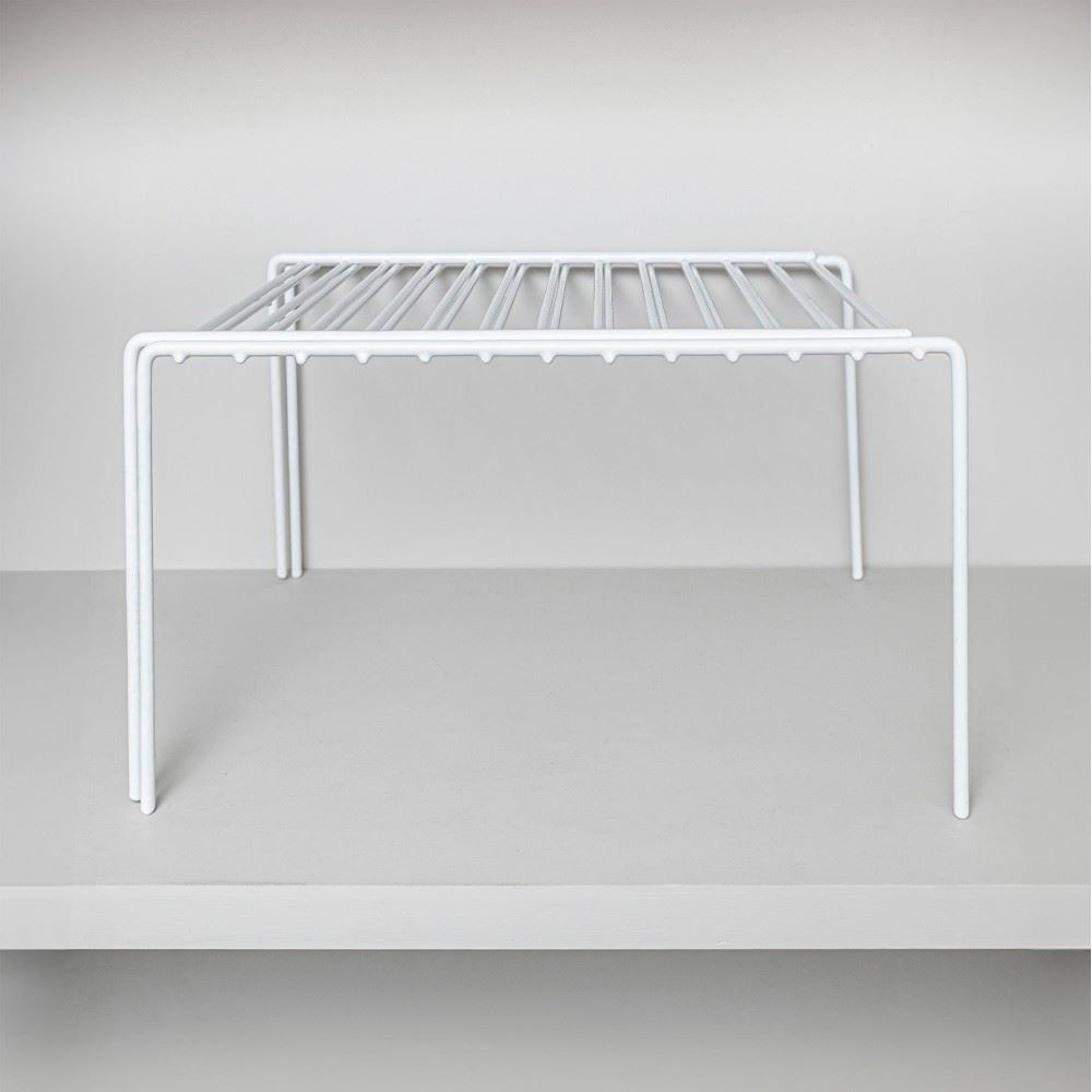 Repisa plastificada extensible color blanco Más Casa Perú